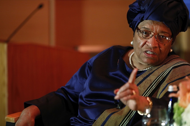 Major praise to the Ellen Johnson Sirleaf, who was the first ever female president of an African nation.